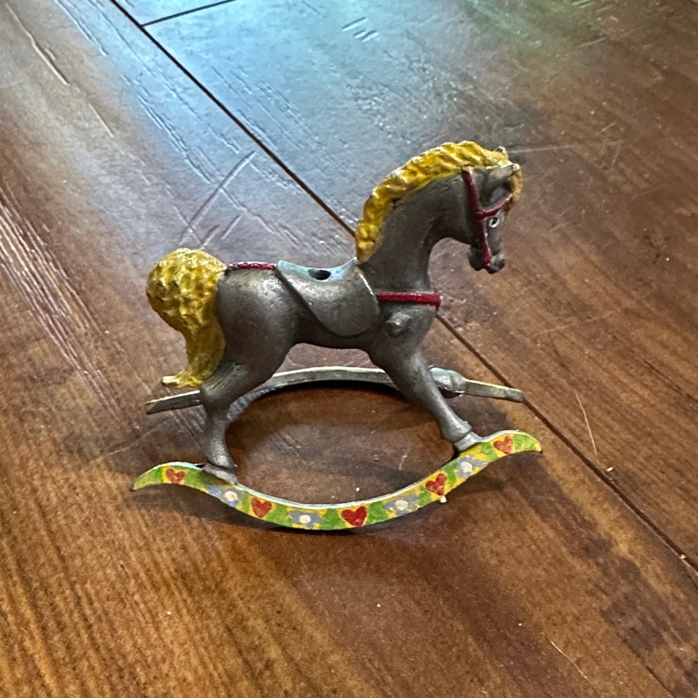 Vintage Pewter Cowboy on Horse Figurine‎ – Spoontiques Style Western Collectible